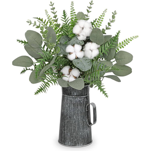 Jarra de Hierro Plateada de Alta Calidad al por Mayor, Jarra Galvanizada Decorativa para Decoración de Interiores, Exteriores y Jardines, y para Regalos - Product Image 5