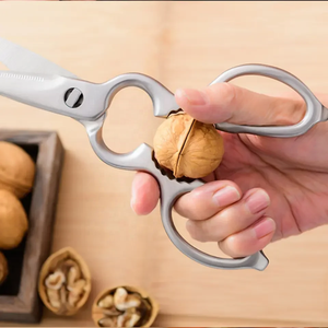 Ciseaux de cuisine en acier inoxydable Outil de cisaillement polyvalent pour la viande Ciseaux à légumes Fourniture de cuisine - Product Image 2