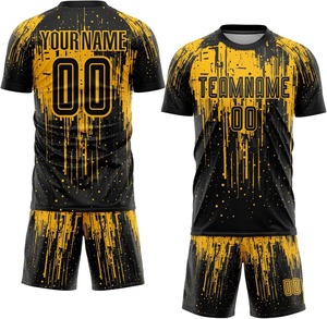 Tenue de football personnalisée ODM OEM 2025, tendance, respirante, maillot de sport, maillot de football, impression numérique en gros, kit d'équipe, shorts 100% - Product Image 5