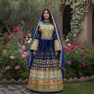 Professional Manufacturer Custom Made Women Afghan Kuchi Vintage Clothes Traditional Tribal Afghan Kuchi Dresses Women's <b>Sets</b> - Product Image 2
