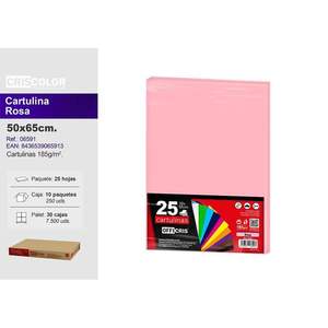 Cartulina Rosa 50*65cm Papel Rosa para Manualidades - Product Image 1