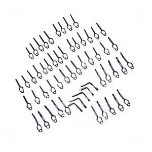 Juego de 50 Clips Ortopédicos Dentales para Aneurismas, Instrumentos Quirúrgicos Cerebrales para Perros, Reutilizables, de Titanio Premium - Product Image 4