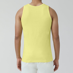 Breathable Premium Cotton with Custom logo Cheap Price Customization <b>Singlet</b> <b>for</b> <b>Men</b> tank Top Travel Vest Gym tank Top - Product Image 2