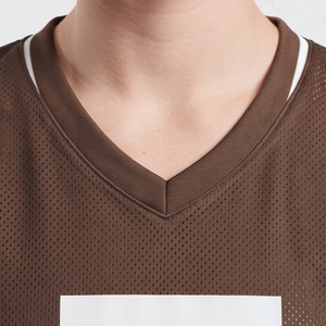 Vêtements de sport personnalisés pour femmes, maillot de lacrosse en mesh de haute qualité pour femmes, 100% polyester, maillots de lacrosse pour femmes - Product Image 5