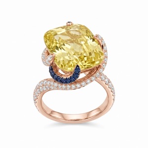 Anillo de Diamantes de Corte Ovalado Cultivados en Laboratorio en Oro de 18K para Mujer, con Diamantes Blancos de Corte Brillante en las Laterales, Estilo de Compromiso de Lujo - Product Image 5