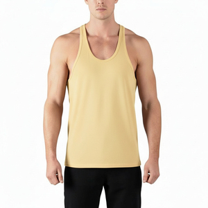 Mens Mesh Gym <b>Singlet</b> Sleeveless Tank Top Breathable Training Vest Lightweight Workout Shirt Fitness <b>Running</b> Bodybuilding Sports - Product Image 1