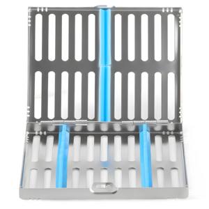 Plateau de Stérilisation Autoclavable en Acier Inoxydable de Haute Qualité, 10 Pièces, Porte-Instruments Chirurgical, Cassette Médicale Certifiée CE - Product Image 2