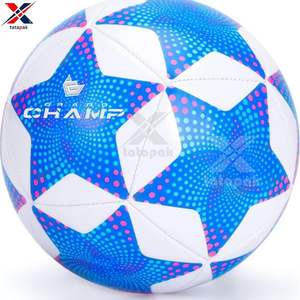 Ballon de football personnalisé de haute qualité en PVC, PU, ABS, taille 5, durable, écologique, laminé, emballage personnalisable, pour adultes, extérieur - Product Image 4