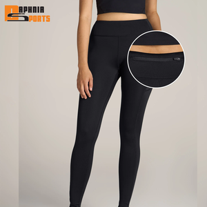 New High Quality Slim-Fit Summer 100% Cotton Knitted Breathable Gym Yoga <b>Leggings</b> Women High Waisted Muscle <b>Pattern</b> Streetwear - Product Image 1