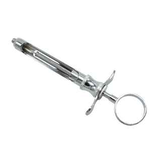 Seringue dentaire professionnelle manuelle en acier inoxydable pour l'hygiène dentaire, l'irrigation et le nettoyage buccal - Product Image 5