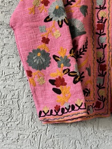 Best Selling <b>Lightweight</b> <b>Women</b>’s Hand Embroidered <b>Jacket</b> with Floral Threadwork Vintage Style Embroidered <b>Jacket</b> - Product Image 3