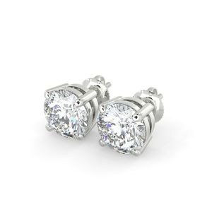 Pendientes de Plata de Ley 925 con Moissanita VVS, Estilo Hip Hop Clásico, Joyería Personalizada de Lujo para Mujer, Regalo - Product Image 4