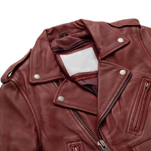 Chaqueta de cuero para mujer, ropa exterior de moda, cálida, suave y cómoda, opción de ropa para la temporada fría, estilo de vida. - Product Image 6