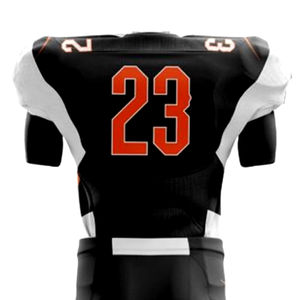 Uniformes de football américain pour hommes adultes, design personnalisé en gros, hiver, 100% polyester, tissu 300g, respirant, séchage rapide - Product Image 6