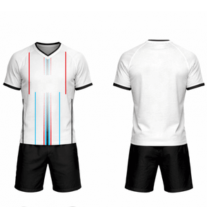 Ensemble de maillots de football personnalisés en gros, uniforme de football entièrement sublimé, kits sportifs respirants pour l'entraînement des équipes, pour hommes et enfants - Product Image 3