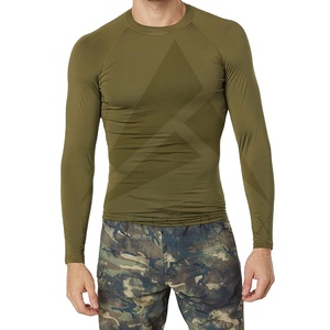 Maillot de bain athlétique à manches longues pour homme, protection UV, séchage rapide, vêtements de sport, prix de gros, longueur standard, personnalisable OEM - Product Image 1