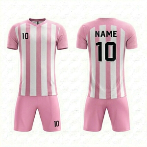 Tenues de football personnalisées de qualité supérieure pour adultes, ensembles de maillots de football respirants à séchage rapide imprimés par sublimation, service OEM - Product Image 5
