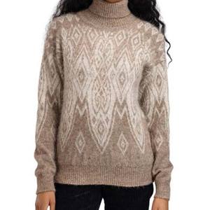 Suéter de Punto Sencillo para Mujer - Suéter de Invierno Suave de Alta Calidad - Top Elegante de Manga Larga de Color Sólido para Mujer, Transpirable - Product Image 2