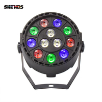 Luz de Escenario Compacta RGBW de 12x3W, DMX512, Par LED Profesional para DJ, Bodas, Fiestas y Eventos