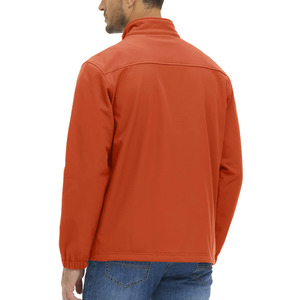 New Arrival <b>Men</b>_s <b>Canvas</b> Softshell <b>Jacket</b> Stand Front Waterproof Windproof Winter Workwear Customized Design Reasonable Price - Product Image 2