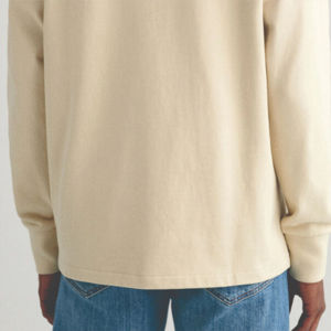 เสื้อรักบี้ลายทางใส่สบายสำหรับทุกเพศ คุณภาพสูง ผ้าฝ้าย 100% ป้องกันแบคทีเรีย ระบายอากาศได้ดี เหมาะสำหรับใส่ทุกวันและกิจกรรมกลางแจ้ง รับสั่งทำ - Product Image 5