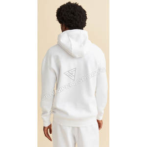 Sweat à capuche personnalisé pour homme, 100% coton, molleton épais, col roulé, luxe, coupe oversize, hiver, uni, streetwear, séchage rapide - Product Image 6