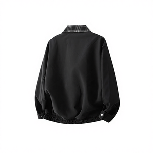 Wholesale Unisex Retro Checkered Baseball Jacket Heavy Duty Two Piece <b>Set</b> Fashion Streetwear Coat - Product Image 6