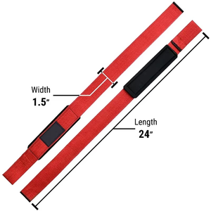 Sangles de poignet pour la musculation avec logo personnalisé, rembourrées en néoprène, robustes, antidérapantes, avec fermeture éclair, protection professionnelle pour hommes - Product Image 2