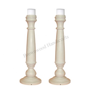 El mejor soporte de vela artístico tallado en madera Nuevo diseño Boda y decoración del hogar para Navidad y bodas - Product Image 4