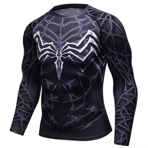 <b>Boxing</b> Jersey Men MMA Rash Guard Jiu Jitsu Bjj T-<b>Shirt</b> Compression <b>Shirt</b> Quick Dry Gym Running Training BJJ Rash Guard - Product Image 5