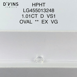 เพชรรูปวงรีสำหรับการทำเครื่องประดับอัญมณี1CT VS1 D-Vins สำหรับการทำเครื่องประดับ - Product Image 5