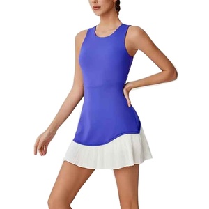 Top Fresh Active Wear Breathable Flexible Lightweight Smooth Modern Elegant Agility <b>Skirt</b> Top Women Tennis Uniform - Product Image 5