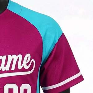 Camiseta de béisbol de diseño único hecha en fábrica, con logo personalizado impreso, para unisex, hecha en Pakistán. - Product Image 5