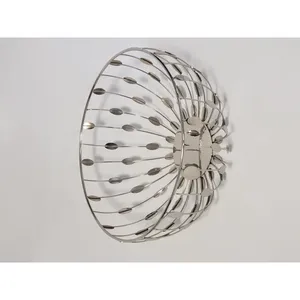 Round Metal <b>Decorative</b> <b>Plate</b> Minimalist Design Polished Finish Durable Wall Art for Home Interior - Product Image 1