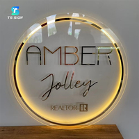 Enseigne de salon élégante rétroéclairée, personnalisable, toute forme, panneau lumineux en acrylique pour salon de coiffure, studio de beauté, enseigne commerciale