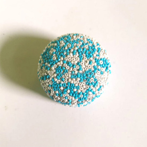 Caja Decorativa con Pedrería y Lentejuelas, Caja para Pastillas con Cuentas, Ligera, para Regalos de Boda, Edición Especial Festiva - Product Image 6