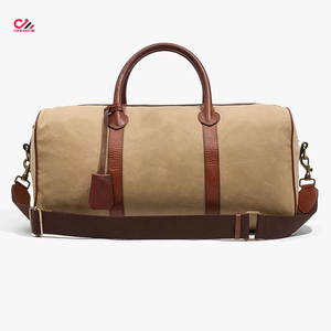 OEM Service Wholesale Best Design Leather Duffle Bags Lightweight Solid Color High Quality Leather Duffle Bags - Product Image 1