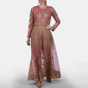 Vestido de fiesta elegante de malla para mujer, vestido largo de manga larga para la noche, vestido de fiesta elegante para mujer - Product Image 6