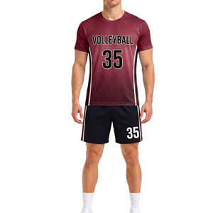 premium Men's <b>volleyball</b> uniforms Quick dry polyester jersey Sustainable printed sportswear Front logo <b>volleyball</b> shirt - Product Image 5