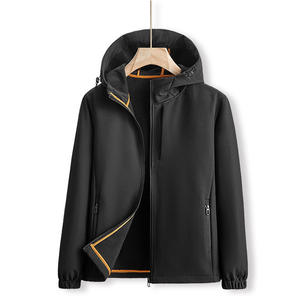 Chaqueta Softshell para Hombre, Cortavientos, Repelente al Agua, Transpirable, Ligera, para Senderismo, Camping, Deportes al Aire Libre, para Todo Tipo de Clima - Product Image 6