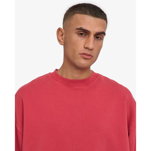 Ultra-Soft Terry Knit Men Elite Quality Pigment-Wash <b>Jumper</b> Sweatshirt Heavyweight Men Comfort Crew Sweatshirt - Product Image 5
