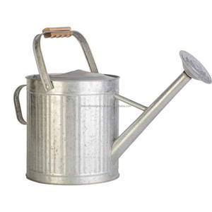 Arrosoir rustique en métal de qualité supérieure, galvanisé, avec poignée en cuivre, prix de gros - Product Image 3