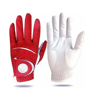 Gants de golf personnalisés légers et ajustables avec fermeture auto-agrippante en cuir pour usage sportif, femmes, hommes, enfants - Product Image 6