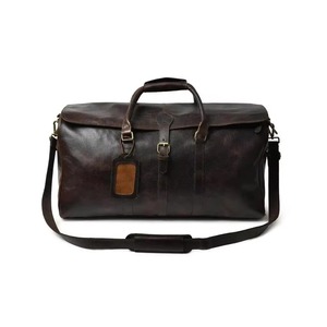 Bolsa de Viaje de Cuero Resistente al Agua, Estilo Vintage, de Gran Capacidad, para Fin de Semana, con Cierre, Marca OEM - Product Image 1