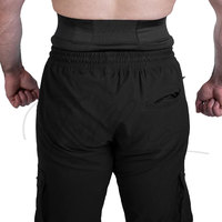 Vente en gros de vêtements de bain Awrah pour hommes, personnalisables avec logo, unis, décontractés, style Sunnah, Halal, à taille élastique, séchage rapide et respirants