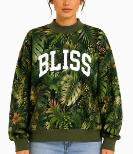 Women's <b>Mock</b> <b>Neck</b> Oversized Sweatshirt Cotton Blend Front Logo Long Sleeve Casual Streetwear Pullover <b>Top</b> - Product Image 4