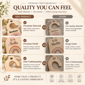 Ensemble de disques et de supports en bois écologiques personnalisés imprimés UV pour photos de bébé, de la naissance à 24 mois, accessoires photo mensuels - Product Image 3