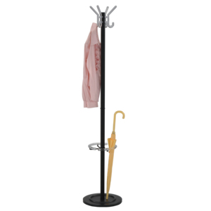 Perchero Metálico Industrial Moderno con Ganchos para Abrigos, Sombreros, Chaquetas y Paraguas - Product Image 1