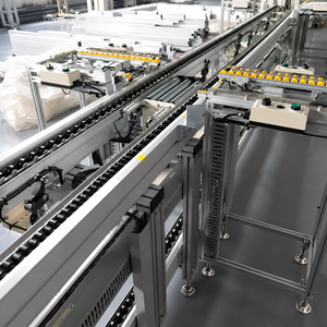 Ligne de fabrication automatisée de haute qualité, très demandée, pour l'automatisation de la production électronique, avec cadre en profilé aluminium et convoyeur électrique - Product Image 1