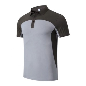 Polos simples de microfibra de algodón 100% de alta calidad para hombre, camiseta Polo de manga corta informal transpirable para Golf, logotipo personalizado - Product Image 2